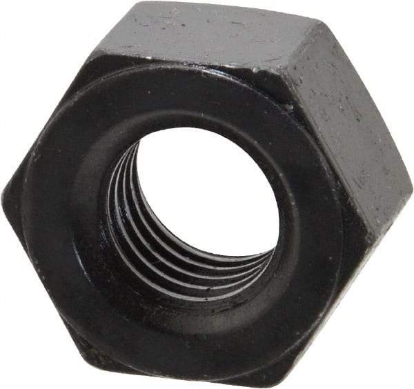 Value Collection - 5/8-11 UNC Steel Right Hand Heavy Hex Nut - 1-1/16" Across Flats, 39/64" High, Uncoated, 2B Class of Fit - Apex Tool & Supply