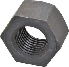 Value Collection - 1-1/4 - 8 UN Steel Right Hand Heavy Hex Nut - 2" Across Flats, 1-7/32" High, Uncoated, 2B Class of Fit - Apex Tool & Supply