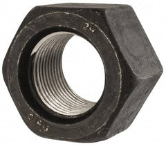 Value Collection - 1-3/4 - 8 UN Steel Right Hand Heavy Hex Nut - 2-3/4" Across Flats, 1-23/32" High, Uncoated, 2B Class of Fit - Apex Tool & Supply