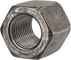Value Collection - 1/2-20 UNF Steel Right Hand High Hex Nut - 3/4" Across Flats, 11/16" High, Uncoated - Apex Tool & Supply