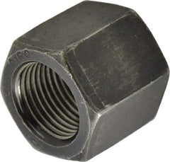 Value Collection - 7/8-14 UNF Steel Right Hand High Hex Nut - 1-5/16" Across Flats, 1-5/32" High, Uncoated - Apex Tool & Supply