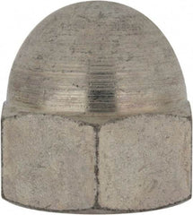 Value Collection - 5/8-18" UNF, 15/16" Width Across Flats, Nickel Plated, Steel Acorn Nut - 51/64" Overall Height, Grade 2 - Apex Tool & Supply