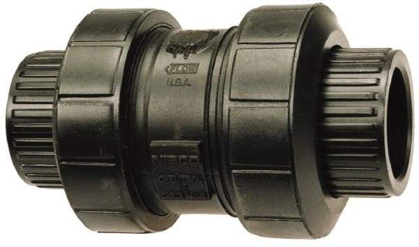 NIBCO - 1-1/2" PVDF Check Valve - Socket x Socket, 1,360 WOG - Apex Tool & Supply