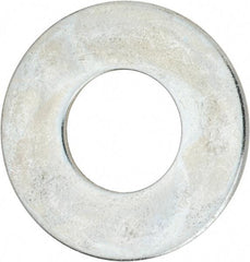 Value Collection - 1-3/4" Screw, Steel USS Flat Washer - 1-7/8" ID x 4" OD, 0.153" Thick, Zinc-Plated Finish - Apex Tool & Supply