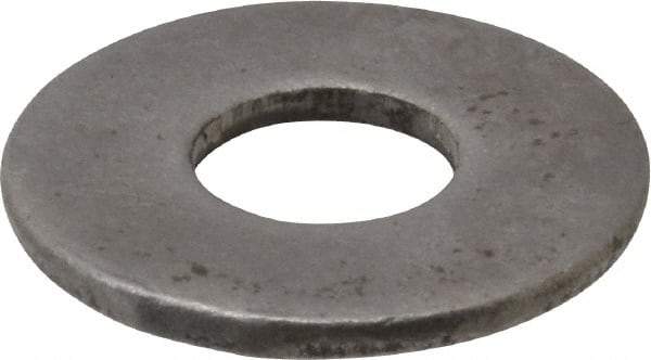 Value Collection - 7/16" Screw, Steel USS Flat Washer - 1/2" ID x 1-1/4" OD, 5/64" Thick, Plain Finish - Apex Tool & Supply