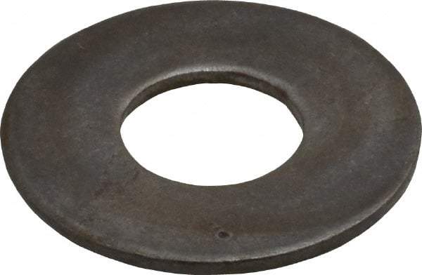 Value Collection - 9/16" Screw, Steel USS Flat Washer - 5/8" ID x 1-1/2" OD, 7/64" Thick, Plain Finish - Apex Tool & Supply