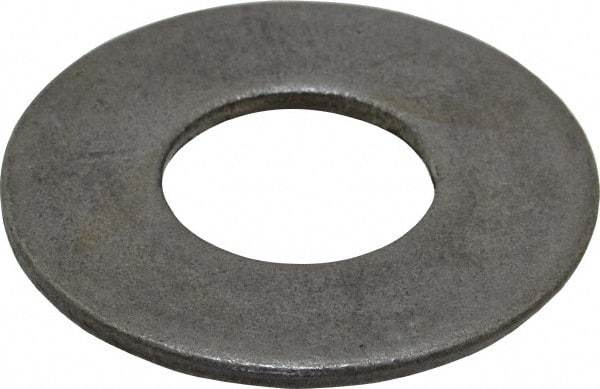 Value Collection - 1-1/8" Screw, Steel USS Flat Washer - 1-1/4" ID x 2-3/4" OD, 11/64" Thick, Plain Finish - Apex Tool & Supply
