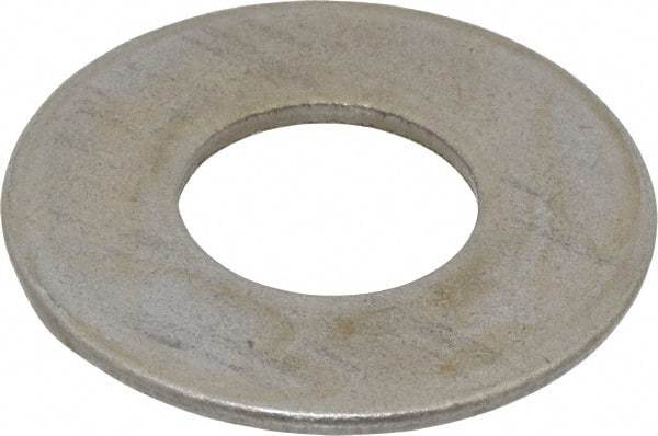 Value Collection - 1-1/4" Screw, Steel USS Flat Washer - 1-3/8" ID x 3" OD, 11/64" Thick, Plain Finish - Apex Tool & Supply