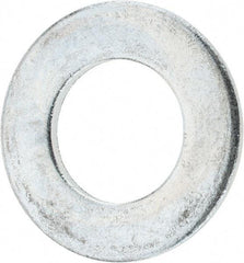 Value Collection - 1-1/4" Screw, Steel SAE Flat Washer - 1-3/8" ID x 2-1/2" OD, 5/32" Thick, Zinc-Plated Finish - Apex Tool & Supply