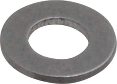 Value Collection - #5 Screw, Steel SAE Flat Washer - 9/64" ID x 9/32" OD, 1/32" Thick, Plain Finish - Apex Tool & Supply
