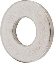 Value Collection - 1/4" Screw, Steel SAE Flat Washer - 9/32" ID x 5/8" OD, 1/16" Thick, Plain Finish - Apex Tool & Supply