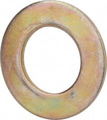 Value Collection - 1-3/4" Screw, Grade 8 Steel SAE Flat Washer - 1-7/8" ID x 3-3/8" OD, 5/32" Thick, Zinc Yellow Dichromate Finish - Apex Tool & Supply