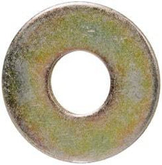 Value Collection - 3/8" Screw, Grade 8 Steel Extra Thick Flat Washer - Zinc Yellow Dichromate Finish - Apex Tool & Supply
