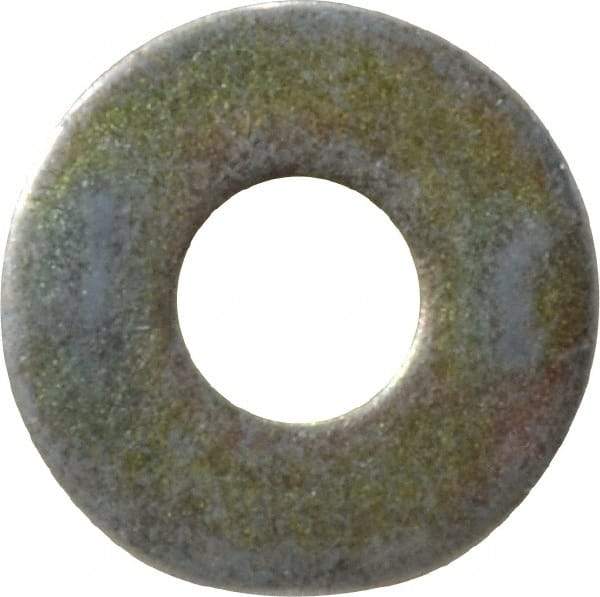 Value Collection - 7/16" Screw, Grade 8 Steel Extra Thick Flat Washer - Zinc Yellow Dichromate Finish - Apex Tool & Supply