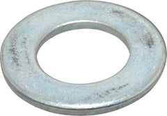 Value Collection - M30 Screw, Steel Standard Flat Washer - 31mm ID x 56mm OD, 4mm Thick, Zinc-Plated Finish - Apex Tool & Supply