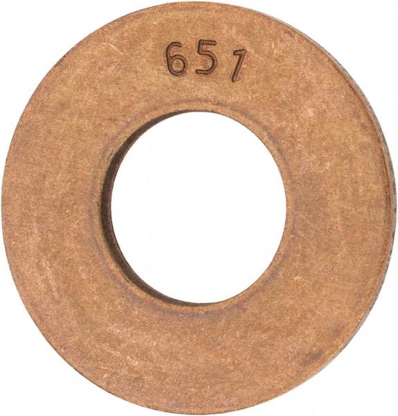 Value Collection - 5/8" Screw, Silicon Bronze Standard Flat Washer - 0.656" ID x 1-1/2" OD, 0.102" Thick - Apex Tool & Supply