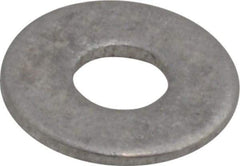 Value Collection - #6 Screw, Aluminum Standard Flat Washer - 0.147" ID x 3/8" OD, 0.032" Thick, Plain Finish - Apex Tool & Supply