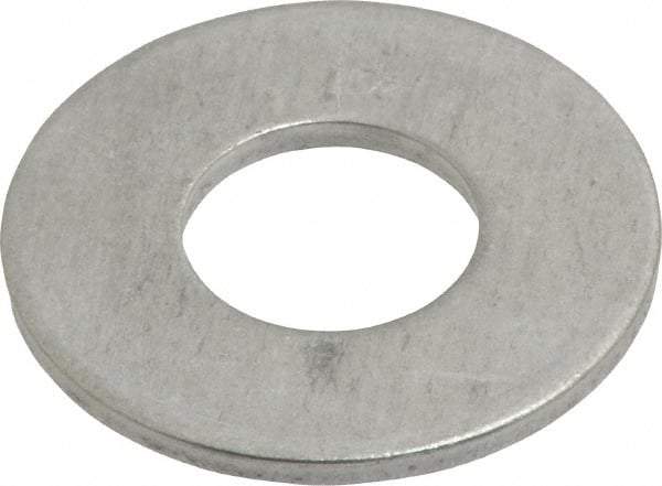 Value Collection - 1/2" Screw, Aluminum Standard Flat Washer - 0.562" ID x 1-1/4" OD, 0.089" Thick - Apex Tool & Supply