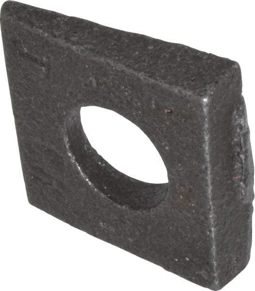 Value Collection - 1/2" Bolt, Iron Beveled Square Washer - 9/16" ID, 11/32 Minimum Thickness - Apex Tool & Supply