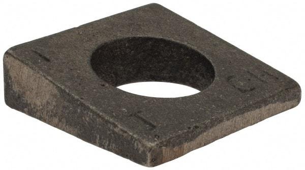 Value Collection - 1" Bolt, Iron Beveled Square Washer - 1-1/16" ID, 9/16 Minimum Thickness - Apex Tool & Supply