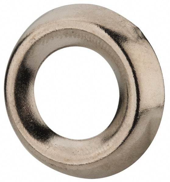 Value Collection - 0.021" Thick, Nickel-Plated Finish, Brass, Standard Countersunk Washer - 0.585" ID x 0.89" OD - Apex Tool & Supply