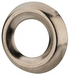 Value Collection - 0.021" Thick, Nickel-Plated Finish, Brass, Standard Countersunk Washer - 0.585" ID x 0.89" OD - Apex Tool & Supply