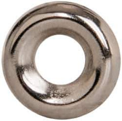 Value Collection - 7/64" Thick, Nickel-Plated Finish, Steel, Standard Countersunk Washer - 0.235" ID x 19/32" OD - Apex Tool & Supply
