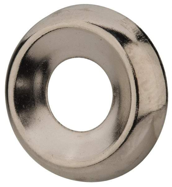Value Collection - 0.021" Thick, Nickel-Plated Finish, Steel, Standard Countersunk Washer - 0.585" ID x 0.89" OD - Apex Tool & Supply