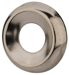Value Collection - 0.021" Thick, Nickel-Plated Finish, Steel, Standard Countersunk Washer - 0.585" ID x 0.89" OD - Apex Tool & Supply