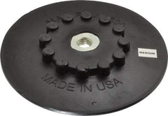 Norton - 7" Diam Quick-Change Type S Disc Backing Pad - Medium Density, 8,600 RPM, Speed-Lok Compatible - Apex Tool & Supply