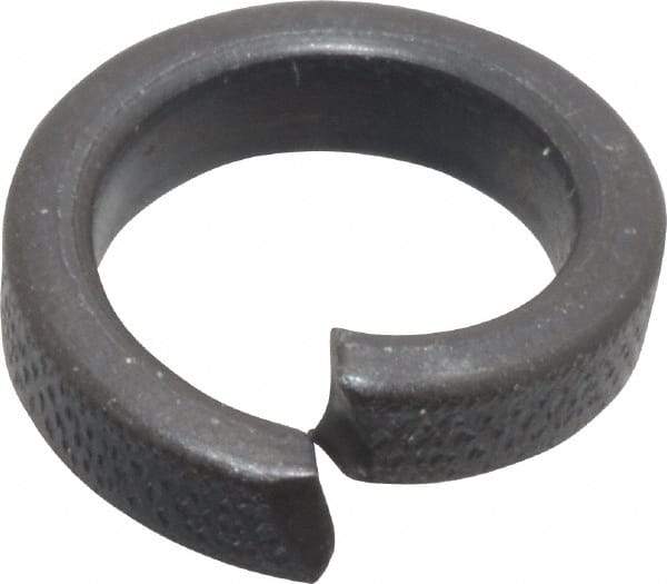 Value Collection - 3/8", 0.382" ID, 1/8" Thick High Collar Split Lock Washer - Steel, Uncoated, 0.382" Min ID, 0.393" Max ID, 0.553" Max OD - Apex Tool & Supply
