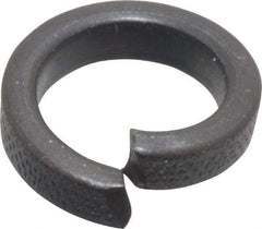 Value Collection - 3/8", 0.382" ID, 1/8" Thick High Collar Split Lock Washer - Steel, Uncoated, 0.382" Min ID, 0.393" Max ID, 0.553" Max OD - Apex Tool & Supply