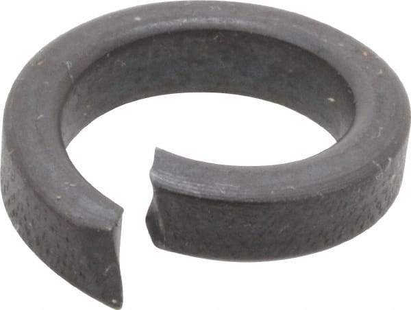 Value Collection - 7/16", 0.443" ID, 0.14" Thick High Collar Split Lock Washer - Steel, Uncoated, 0.443" Min ID, 0.455" Max ID, 0.647" Max OD - Apex Tool & Supply
