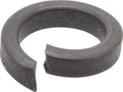 Value Collection - 7/16", 0.443" ID, 0.14" Thick High Collar Split Lock Washer - Steel, Uncoated, 0.443" Min ID, 0.455" Max ID, 0.647" Max OD - Apex Tool & Supply