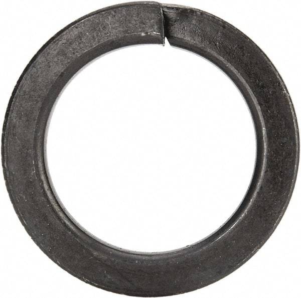 Value Collection - 7/8", 0.887" ID, 0.234" Thick High Collar Split Lock Washer - Steel, Uncoated, 0.887" Min ID, 0.905" Max ID, 1.296" Max OD - Apex Tool & Supply