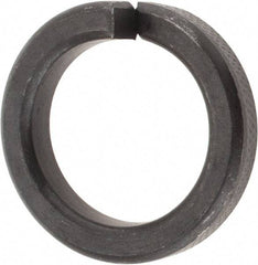 Value Collection - 1", 1.017" ID, 1/4" Thick High Collar Split Lock Washer - Steel, Uncoated, 1.017" Min ID, 1.042" Max ID, 1.483" Max OD - Apex Tool & Supply