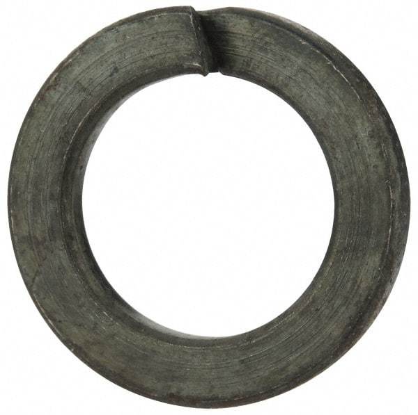 Value Collection - M18, 18.2mm ID, 3.5mm Thick Split Lock Washer - Steel, Uncoated, 18.2mm Min ID, 19mm Max ID, 29.4mm Max OD - Apex Tool & Supply
