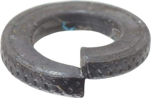 Value Collection - #5, 0.127" ID, 0.031" Thick Split Lock Washer - Steel, Uncoated, 0.127" Min ID, 0.133" Max ID, 0.236" Min OD, 0.252" Max OD - Apex Tool & Supply