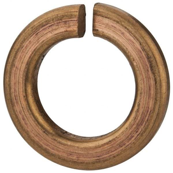 Value Collection - 5/8", 0.628" ID, 1.072" OD, 0.156" Thick Split Lock Washer - Silicon Bronze, 0.635" Min ID, 0.65" Max ID, 1.079" Min OD, 1.093" Max OD - Apex Tool & Supply