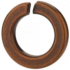 Value Collection - 3/4", 0.753" ID, 1.264" OD, 0.188" Thick Split Lock Washer - Silicon Bronze, 0.76" Min ID, 0.775" Max ID, 1.271" Min OD, 1.291" Max OD - Apex Tool & Supply