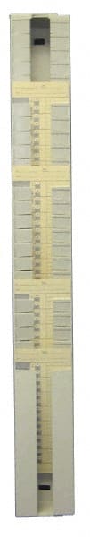 Pyramid - Time Cards & Time Clock Accessories Type: 25 Pocket Adjustable Time Card Rack For Use With: General Offices or Factories - Apex Tool & Supply