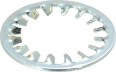 Value Collection - 1-1/8" Screw, 1.192" ID, Steel Internal Tooth Lock Washer - 1.83" OD, Zinc-Plated, Grade 2 - Apex Tool & Supply