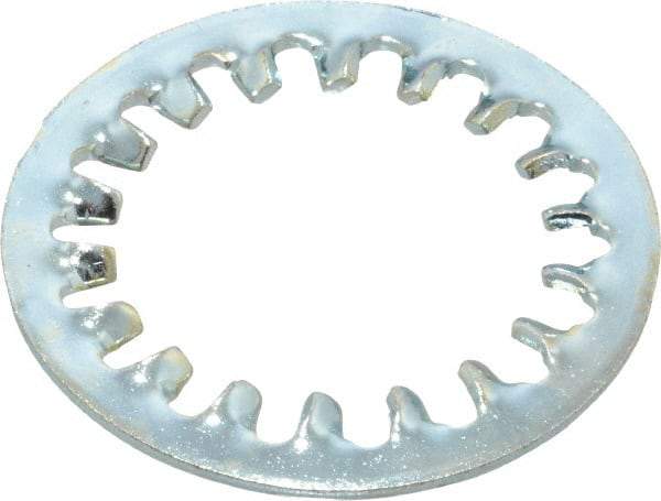 Value Collection - 1-1/4" Screw, 1.325" ID, Steel Internal Tooth Lock Washer - 1.975" OD, Zinc-Plated, Grade 2 - Apex Tool & Supply