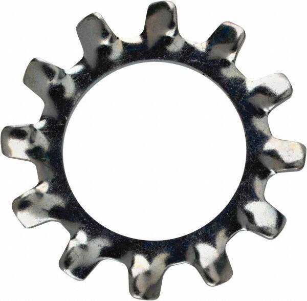 Value Collection - 9/16" Screw, 0.596" ID, Steel External Tooth Lock Washer - 0.985" OD, Zinc-Plated, Grade 2 - Apex Tool & Supply