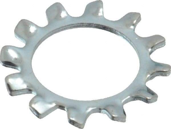 Value Collection - 5/8" Screw, 0.663" ID, Steel External Tooth Lock Washer - 1.071" OD, Zinc-Plated, Grade 2 - Apex Tool & Supply