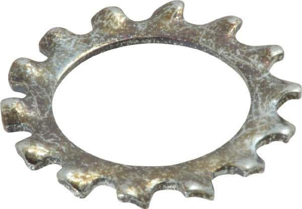 Value Collection - 7/8" Screw, 0.927" ID, Steel External Tooth Lock Washer - 1.41" OD, Zinc-Plated, Grade 2 - Apex Tool & Supply
