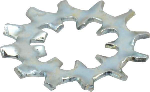 Value Collection - 3/8" Screw, 0.398" ID, Steel Internal Tooth & External Tooth Lock Washer - 0.985" OD, Zinc-Plated, Grade 2 - Apex Tool & Supply