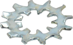 Value Collection - 3/8" Screw, 0.398" ID, Steel Internal Tooth & External Tooth Lock Washer - 0.985" OD, Zinc-Plated, Grade 2 - Apex Tool & Supply