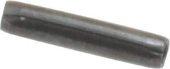 Made in USA - 1/16" Diam x 5/16" Long Coiled Spring Pin - Grade 1070-1090 Alloy Steel, Black Oxide Finish - Apex Tool & Supply