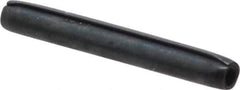 Made in USA - 1/16" Diam x 1/2" Long Coiled Spring Pin - Grade 1070-1090 Alloy Steel, Black Oxide Finish - Apex Tool & Supply